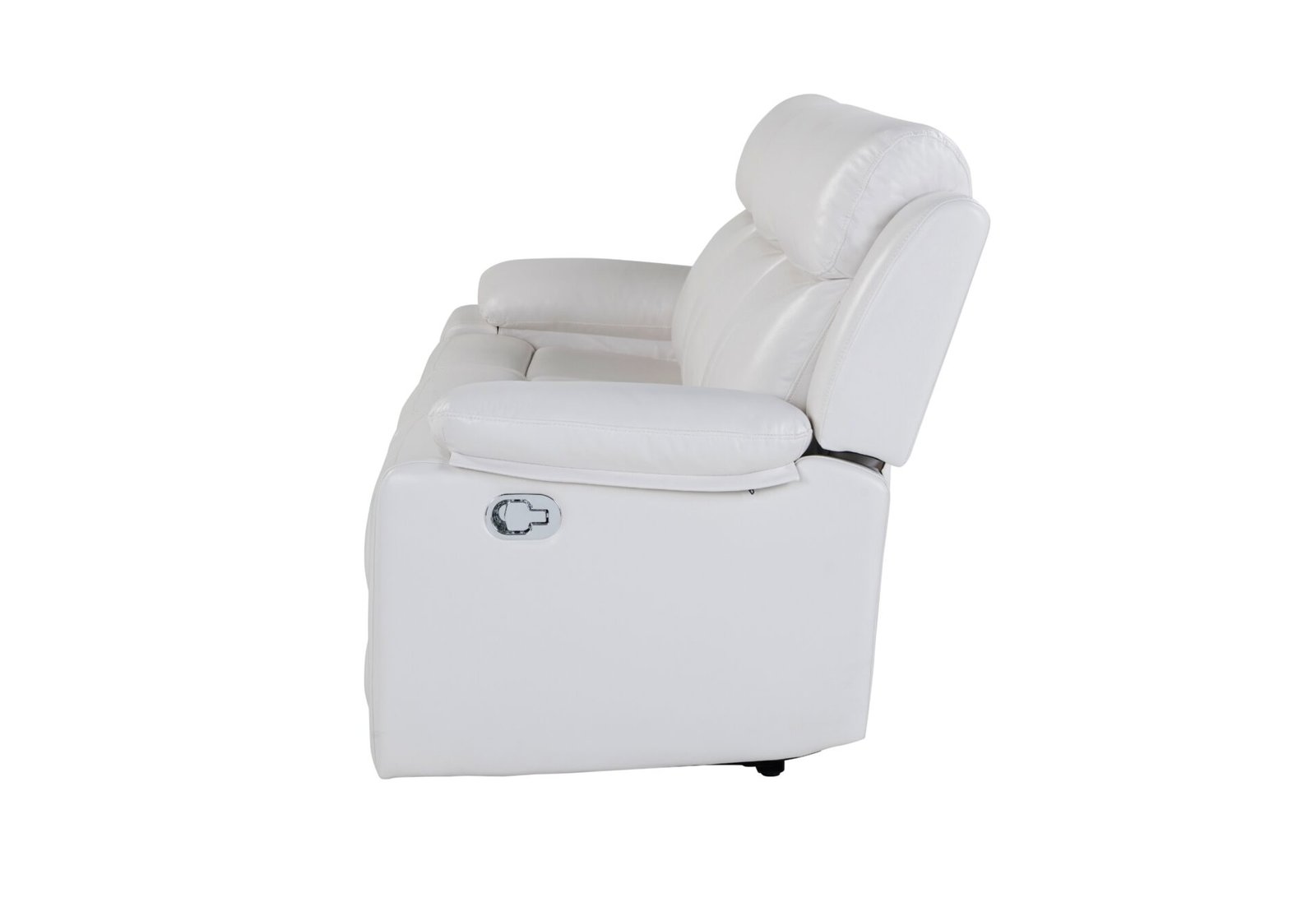 Second image of U6026 BLANCHE WHITE RECLINING SOFA WITH LED