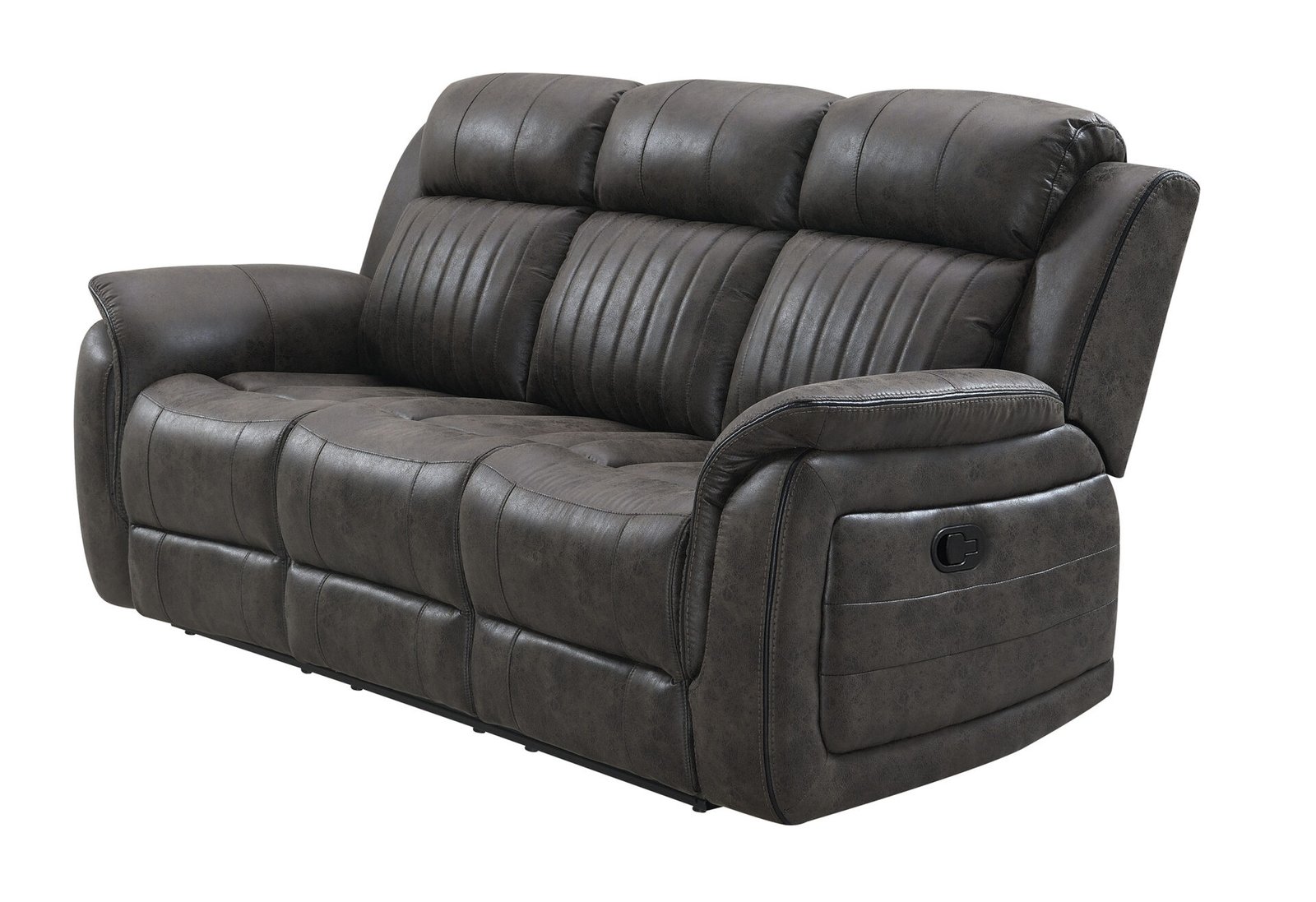 Second image of U8517 GREY RECLINING SOFA