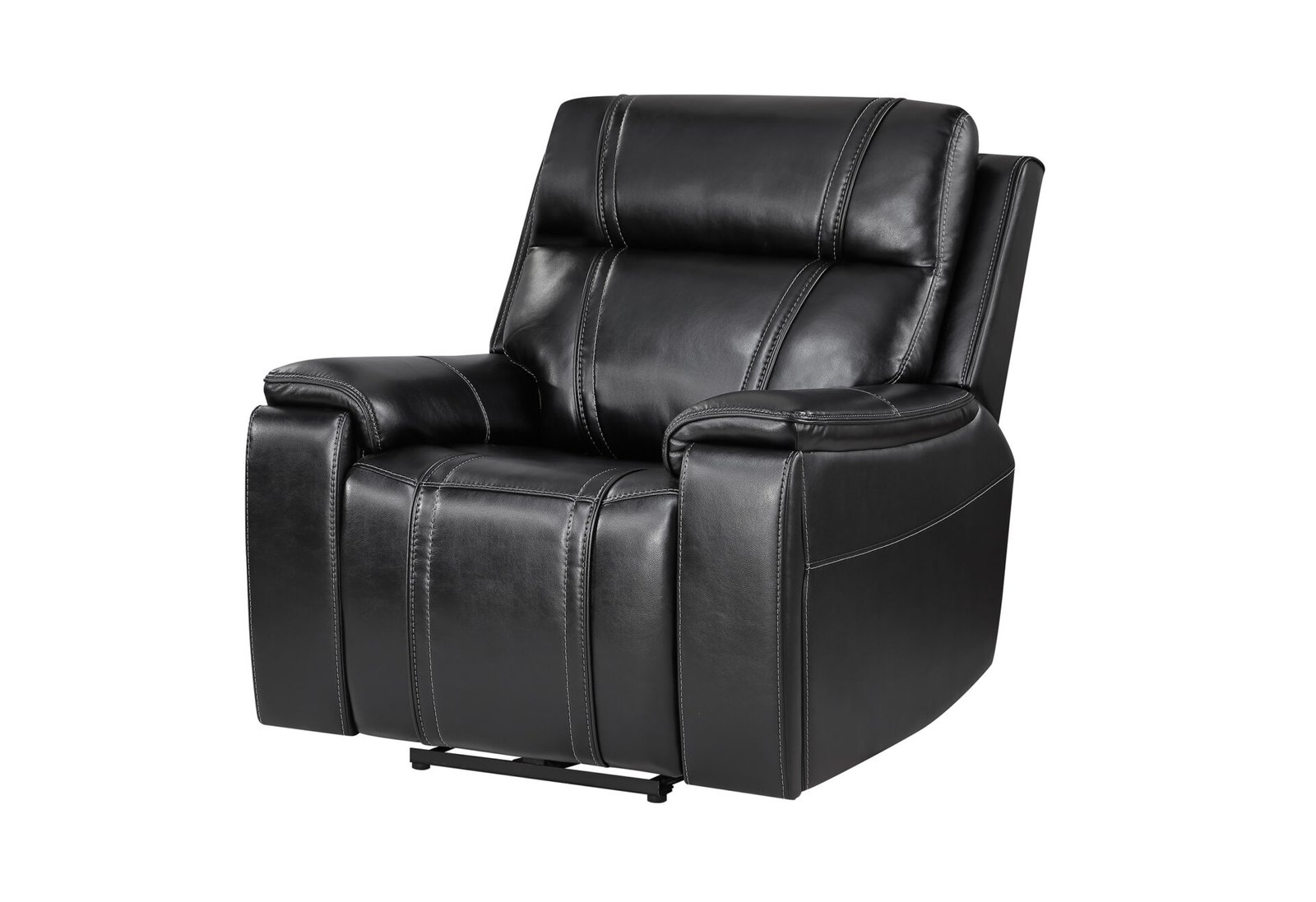 Second image of U8880 BLACK LEATHER POWER RECLINER