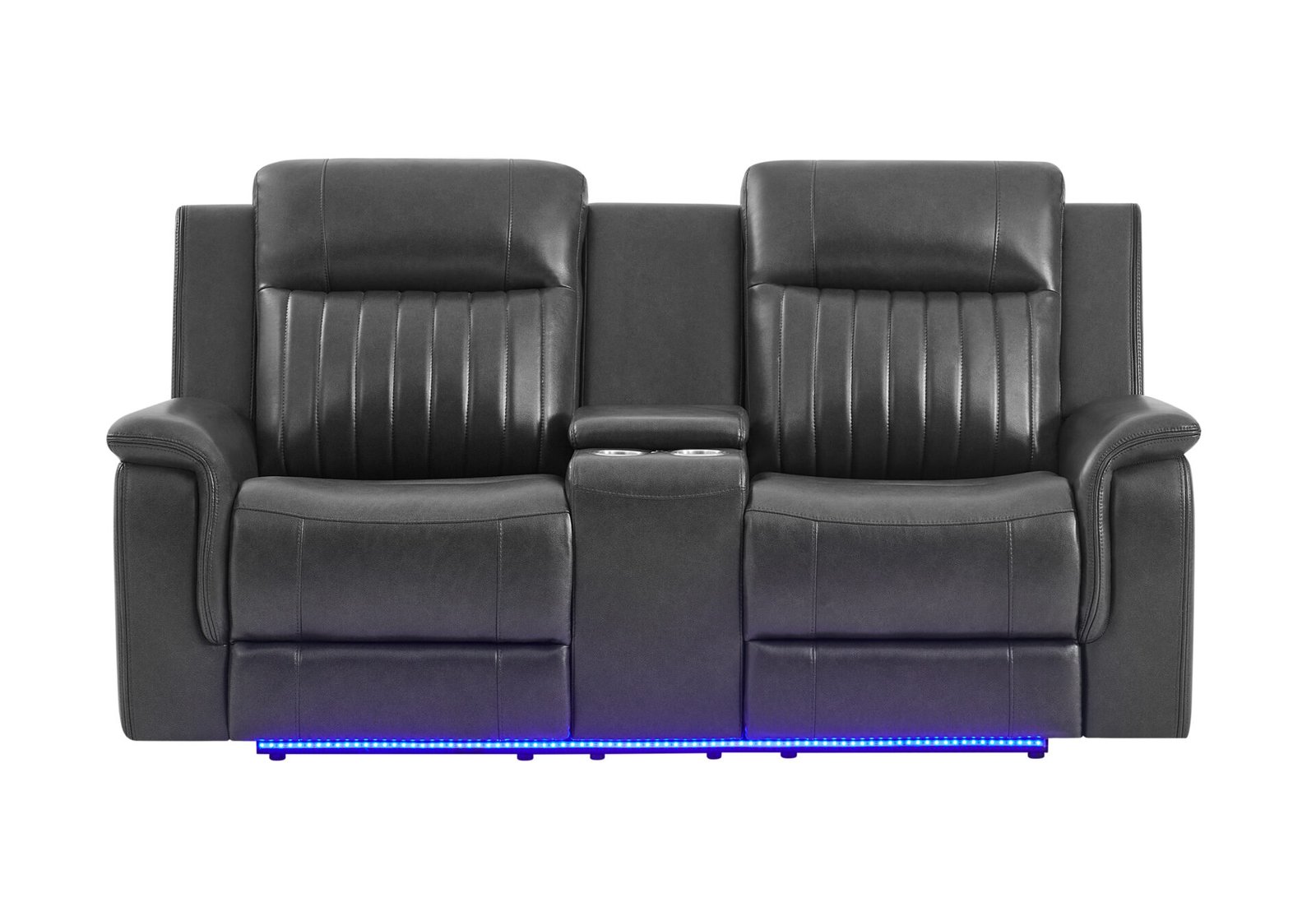 U8879 BLANCHE CHARCOAL PWR CON REC LS W/LED, GLOBAL SS & SUBWOOFER