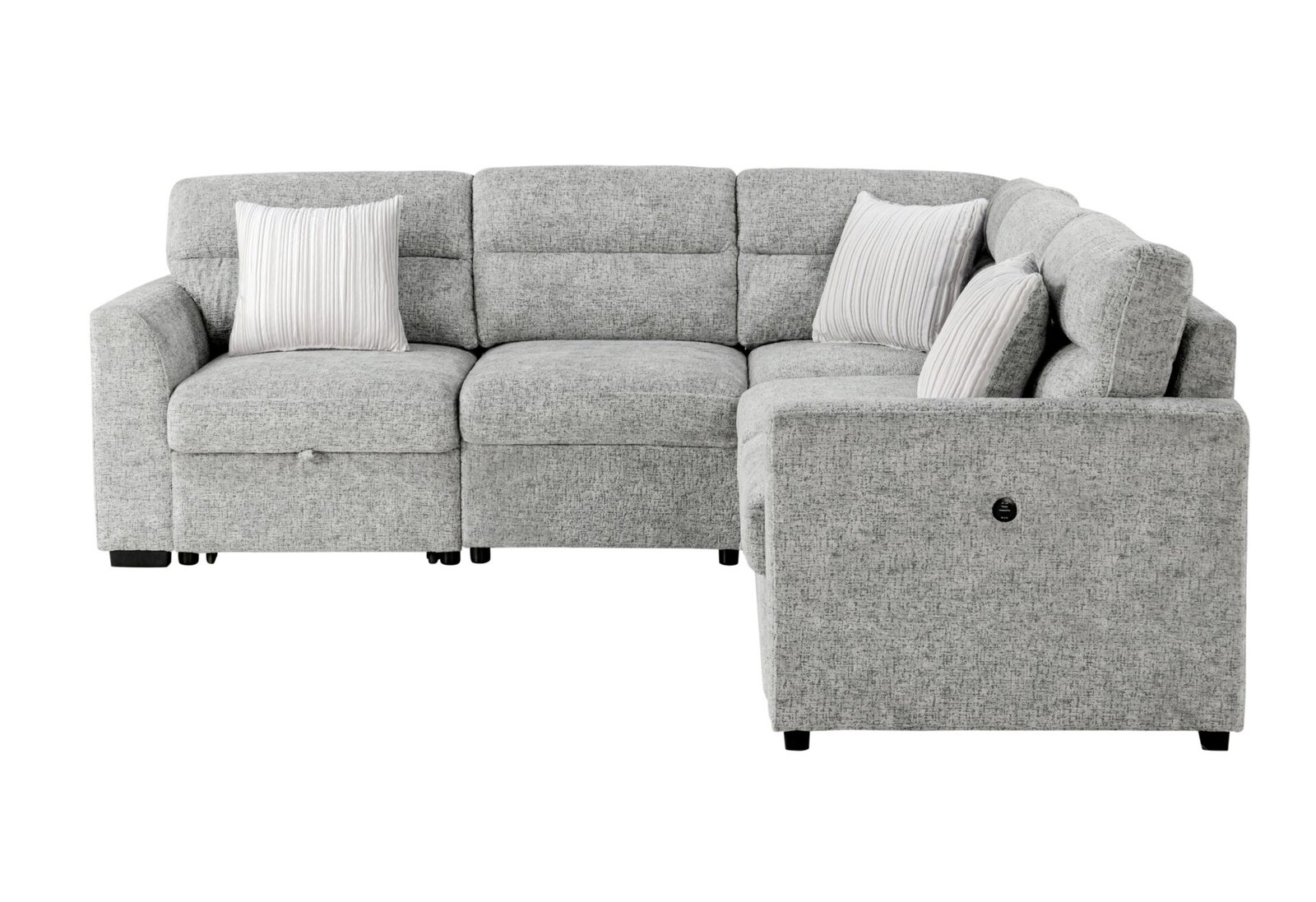 Second image of U9401 NICKEL SOFA BED SECTIONAL WITH 3 PILLOWS