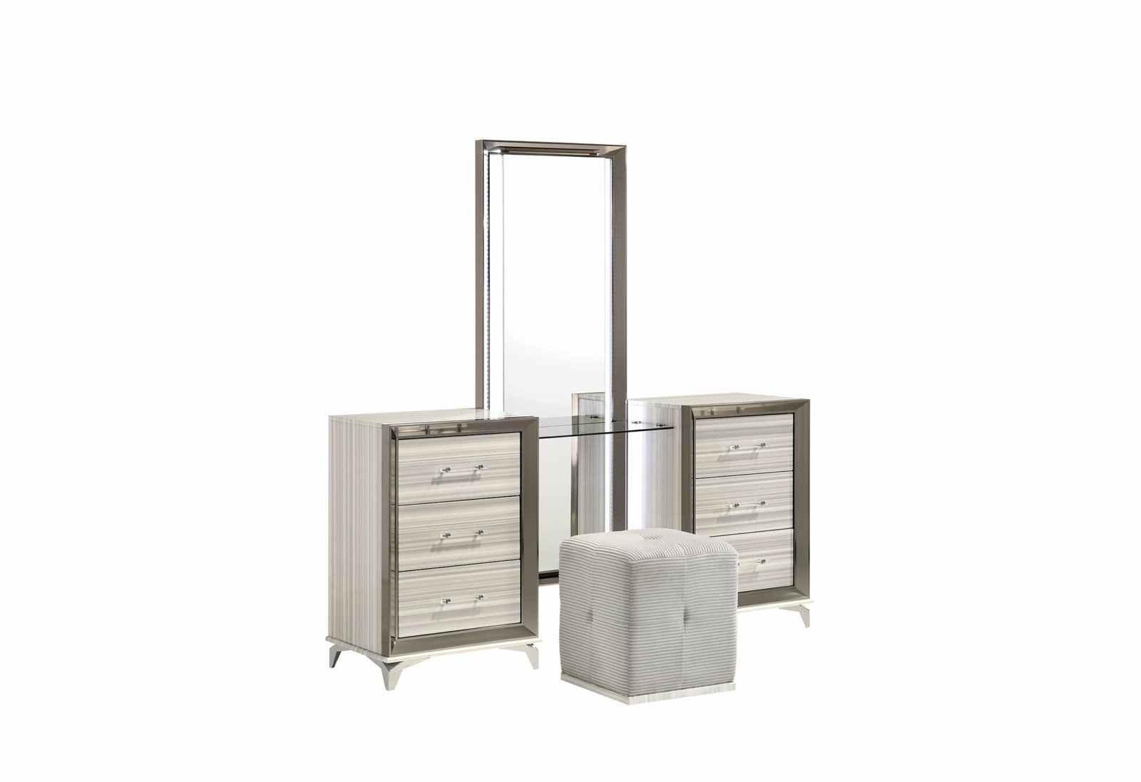 Second image of ZAMBRANO WHITE VANITY SET