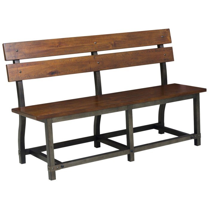 Second image of 1715-BH Bench with Back