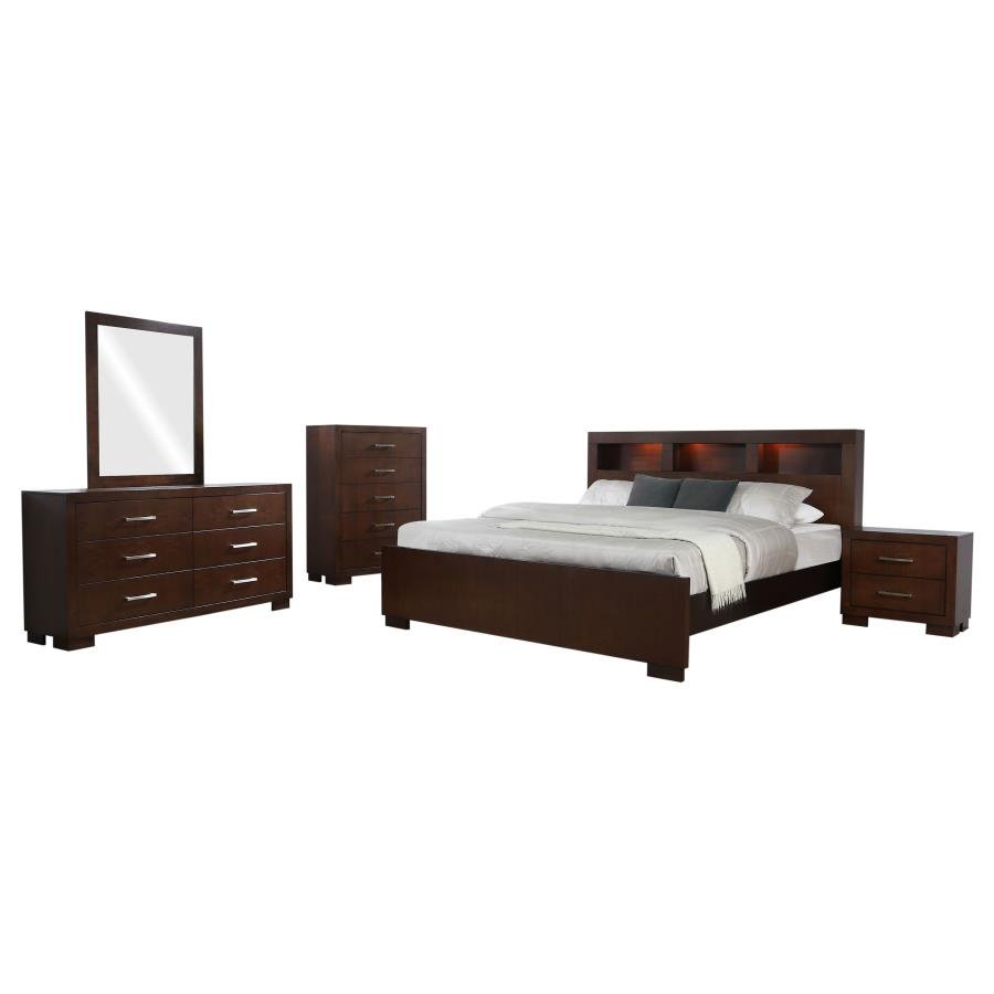 Second image of JESSICA 5-PIECE QUEEN BEDROOM SET CAPPUCCINO