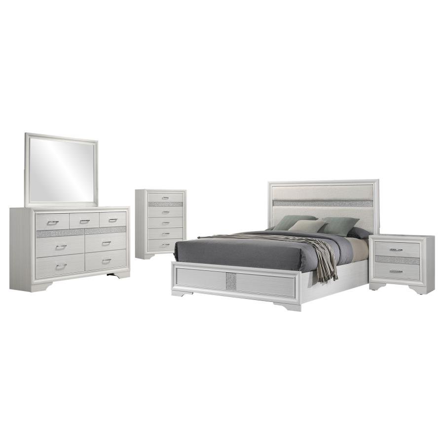 Second image of MIRANDA 5-PIECE QUEEN BEDROOM SET WHITE