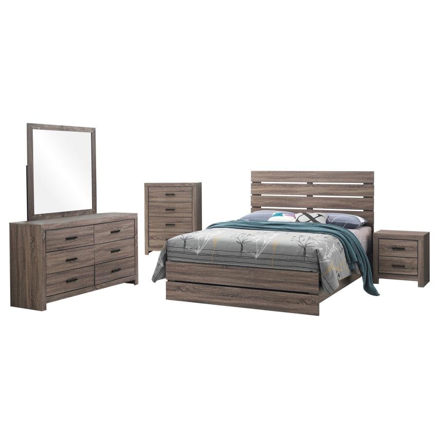 Second image of BRANTFORD 5-PIECE QUEEN BEDROOM SET BARREL OAK