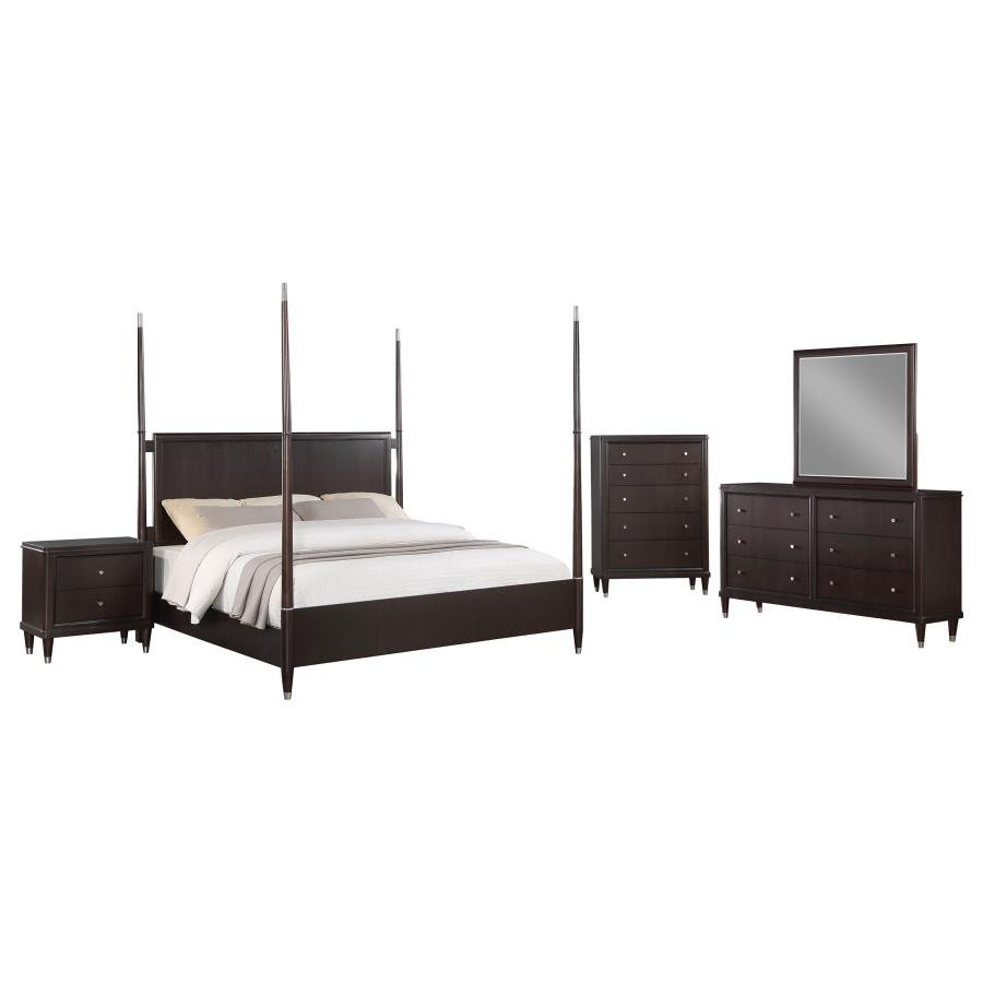 Second image of EMBERLYN 5-PIECE QUEEN BEDROOM SET BROWN