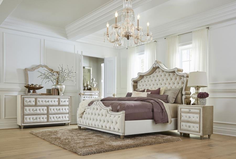 ANTONELLA 5-PIECE QUEEN BEDROOM SET IVORY