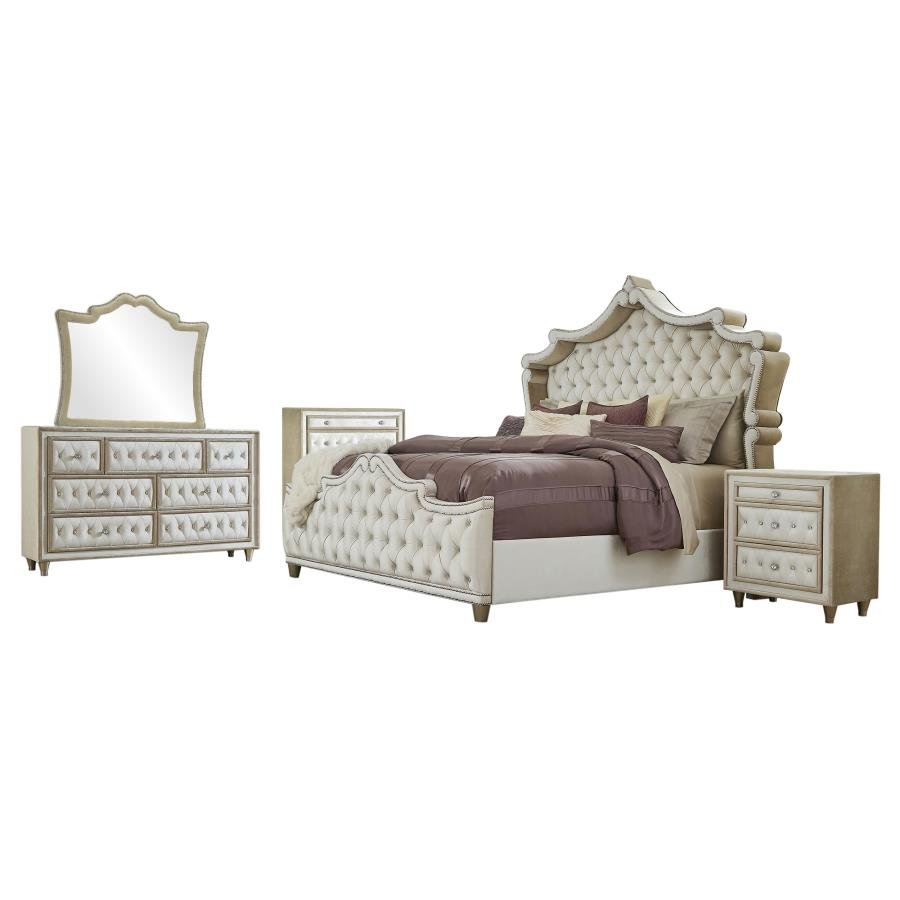 Second image of ANTONELLA 5-PIECE QUEEN BEDROOM SET IVORY