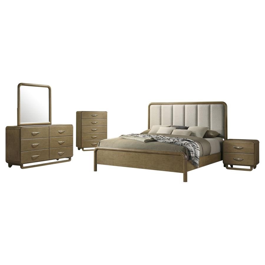 Second image of AMSBURY 5-PIECE QUEEN BEDROOM SET NUTMEG
