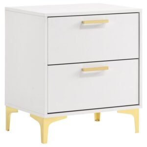 KENDALL 2-DRAWER NIGHTSTAND WHITE