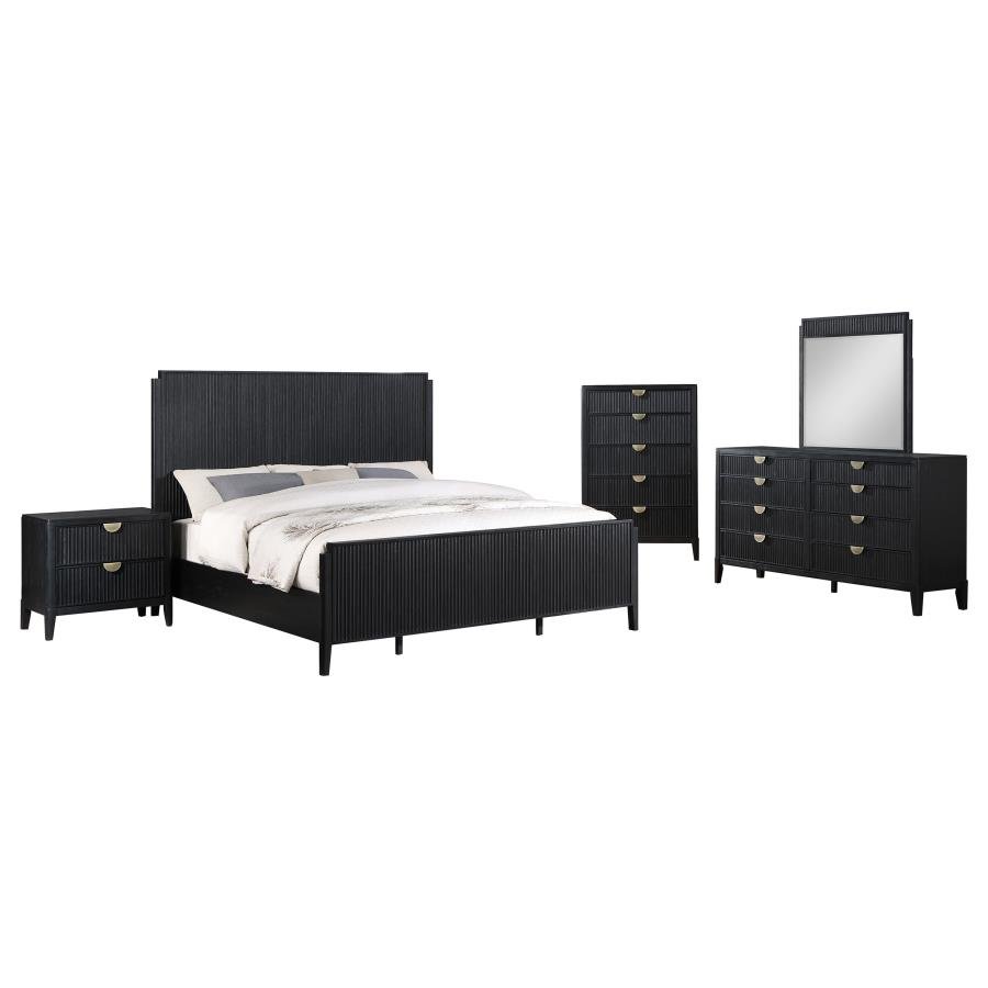 Second image of BROOKMEAD 5-PIECE QUEEN BEDROOM SET BLACK