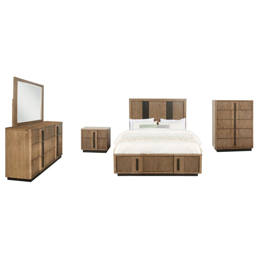 Second image of TERRACE 5-PIECE QUEEN BEDROOM SET ASH BROWN