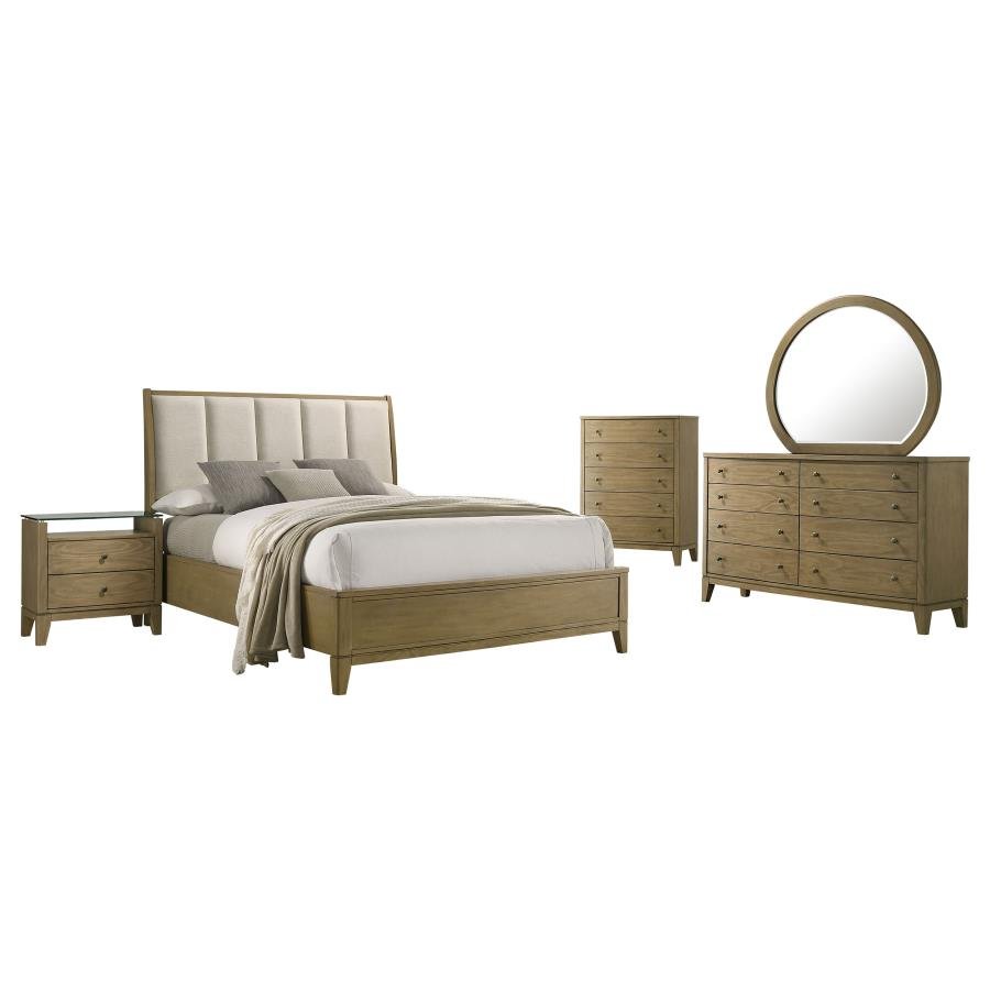Second image of GRANADA 5-PIECE QUEEN BEDROOM SET NATURAL PINE