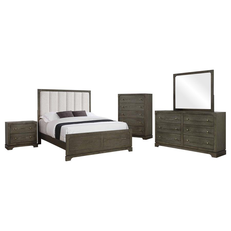 Second image of GRAN PARK 5-PIECE QUEEN BEDROOM SET DARK COCOA