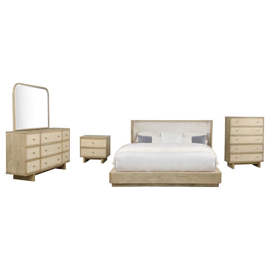 Second image of KAILANI 5-PIECE QUEEN BEDROOM SET BEIGE OAK