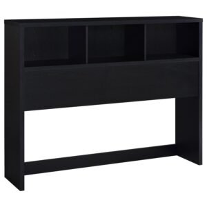 WESTPARK 49-INCH QUEEN BOOKCASE HEADBOARD BLACK