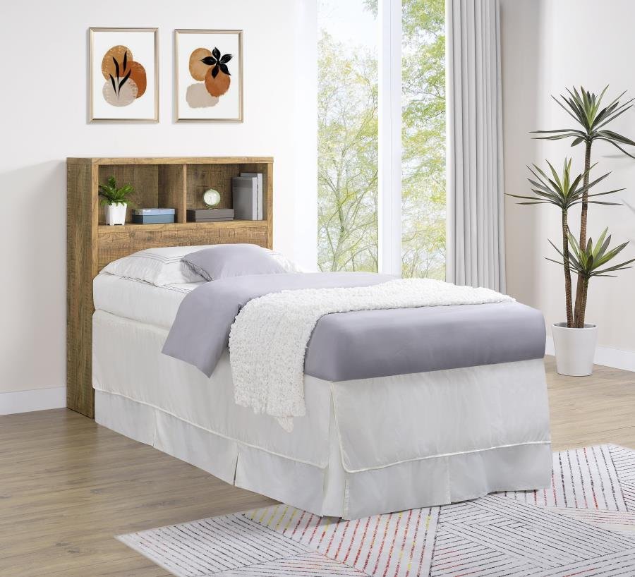 Second image of WESTPARK 49-INCH TWIN BOOKCASE HEADBOARD MANGO