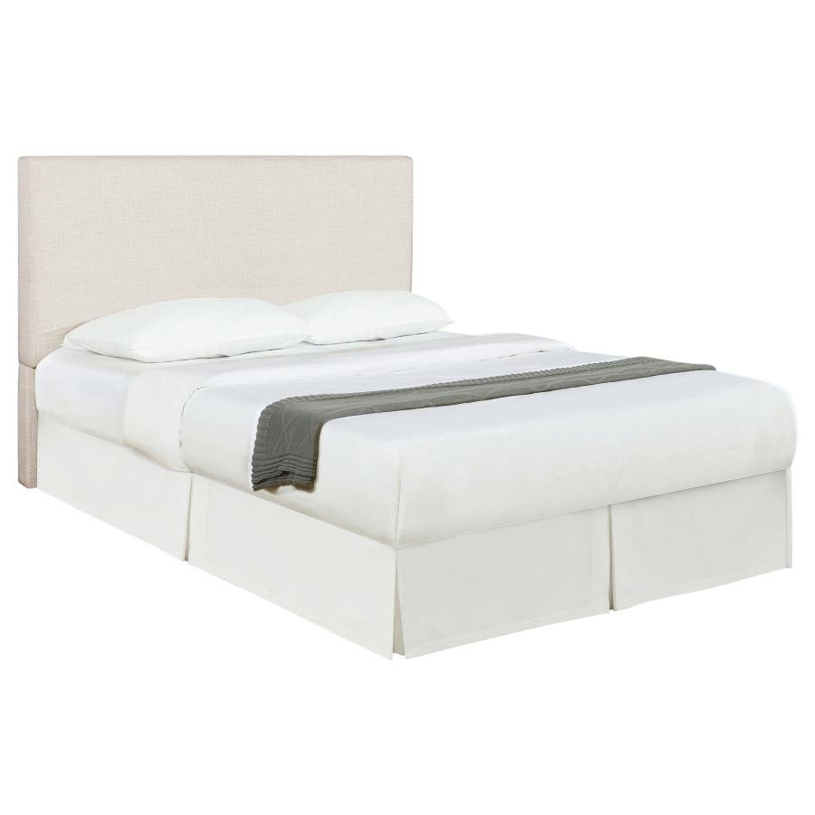 PIRRO UPHOLSTERED QUEEN OR FULL PANEL HEADBOARD SAND