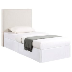 PIRRO UPHOLSTERED TWIN PANEL HEADBOARD SAND