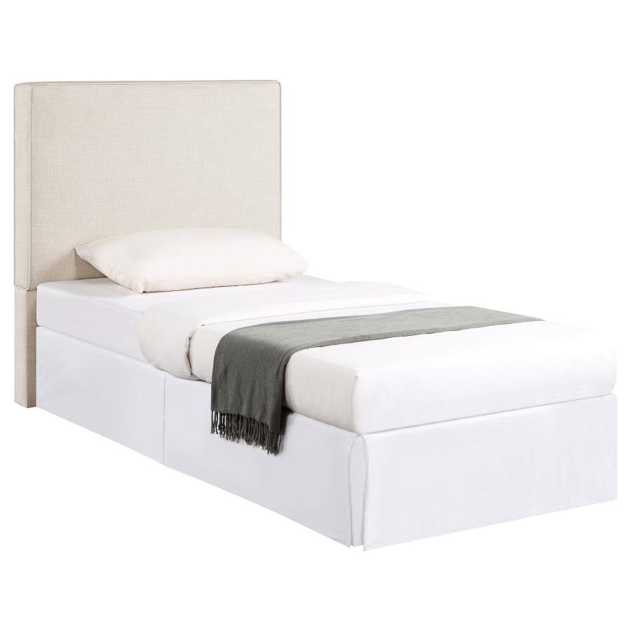KOSMO UPHOLSTERED TWIN PANEL HEADBOARD SAND