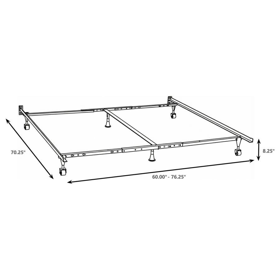 Second image of KERNS QUEEN OR EASTERN KING OR CAL KING BED FRAME BLACK