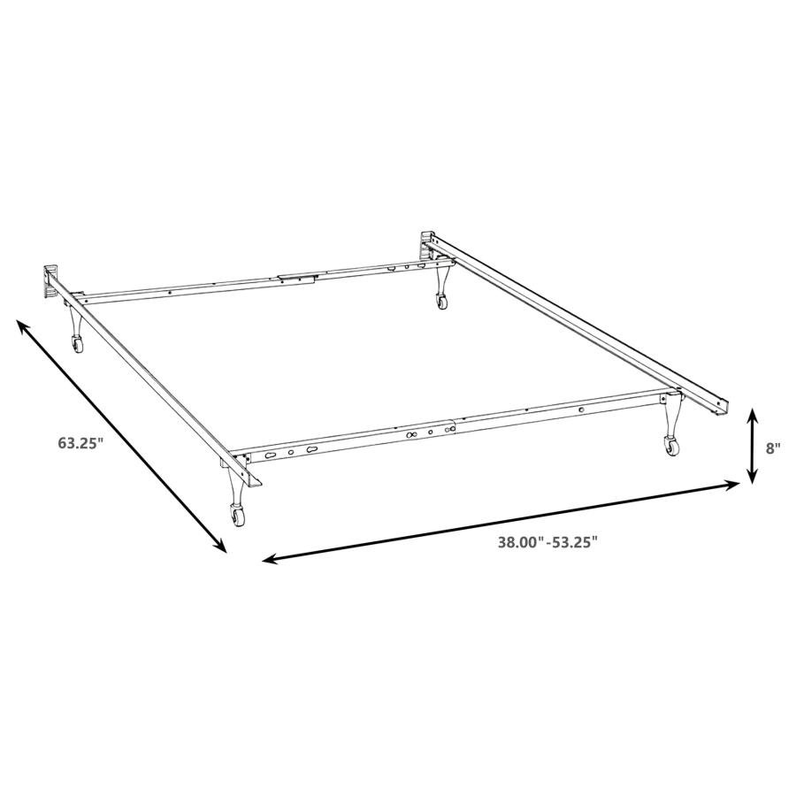 Second image of KERNS TWIN OR FULL BED FRAME BLACK