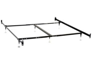 ESME CALIFORNIA KING BED FRAME BLACK (HEADBOARD & FOOTBOARD)
