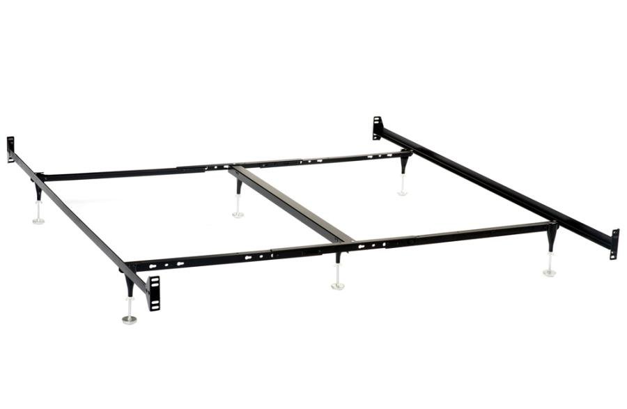 ESME CALIFORNIA KING BED FRAME BLACK (HEADBOARD & FOOTBOARD)