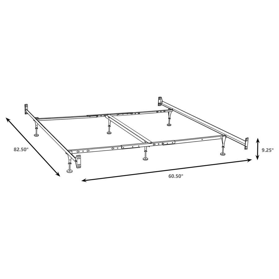 Second image of ESME QUEEN OR E KING BED FRAME BLACK (HEADBOARD & FOOTBOARD)