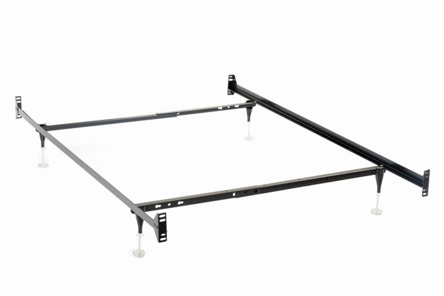ESME TWIN OR FULL BED FRAME BLACK (HEADBOARD & FOOTBOARD)