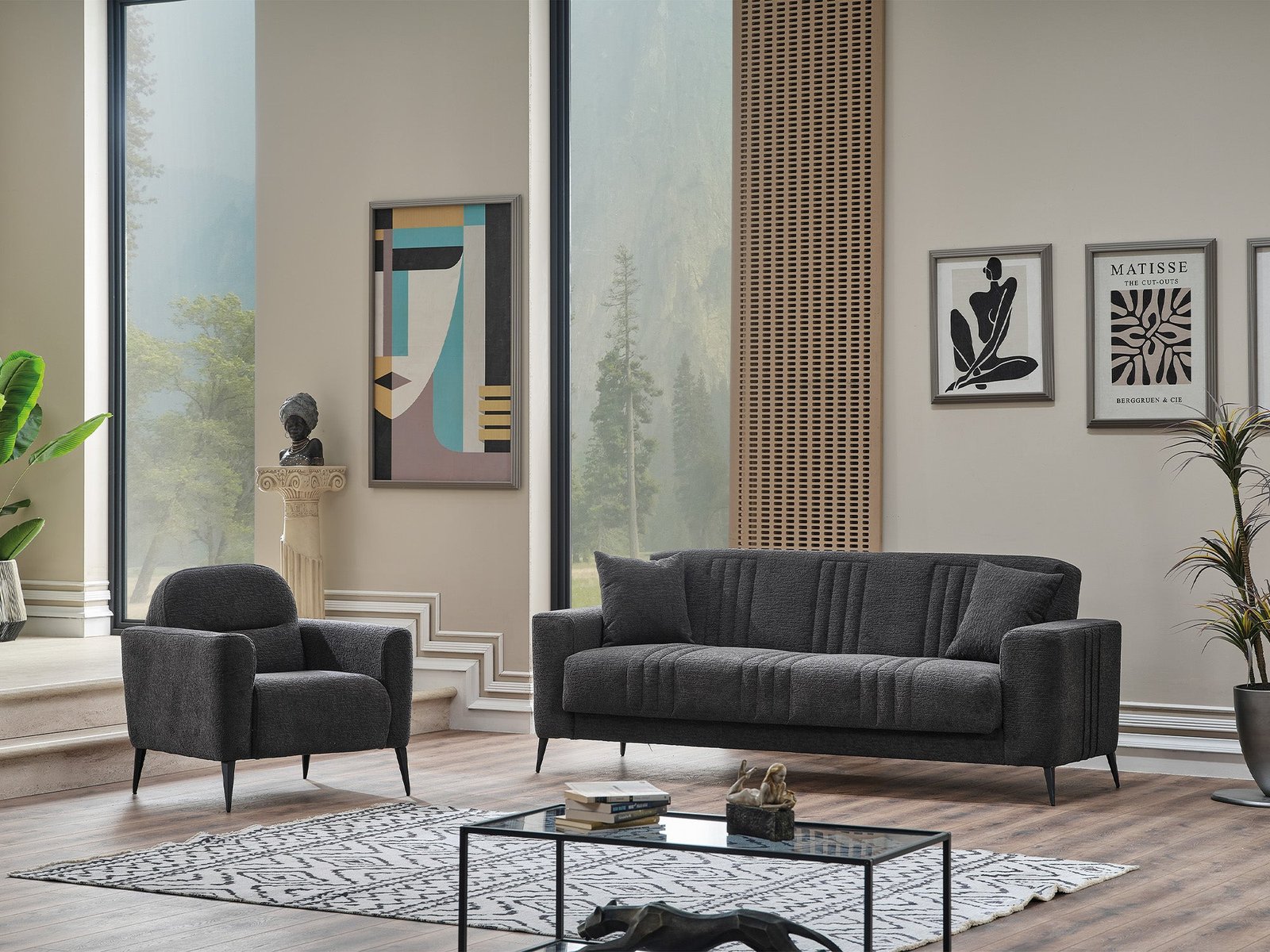 Second image of Adela Chair Anthracite