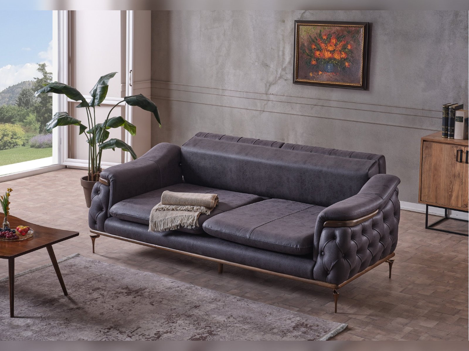 Second image of Akik Convertible Loveseat