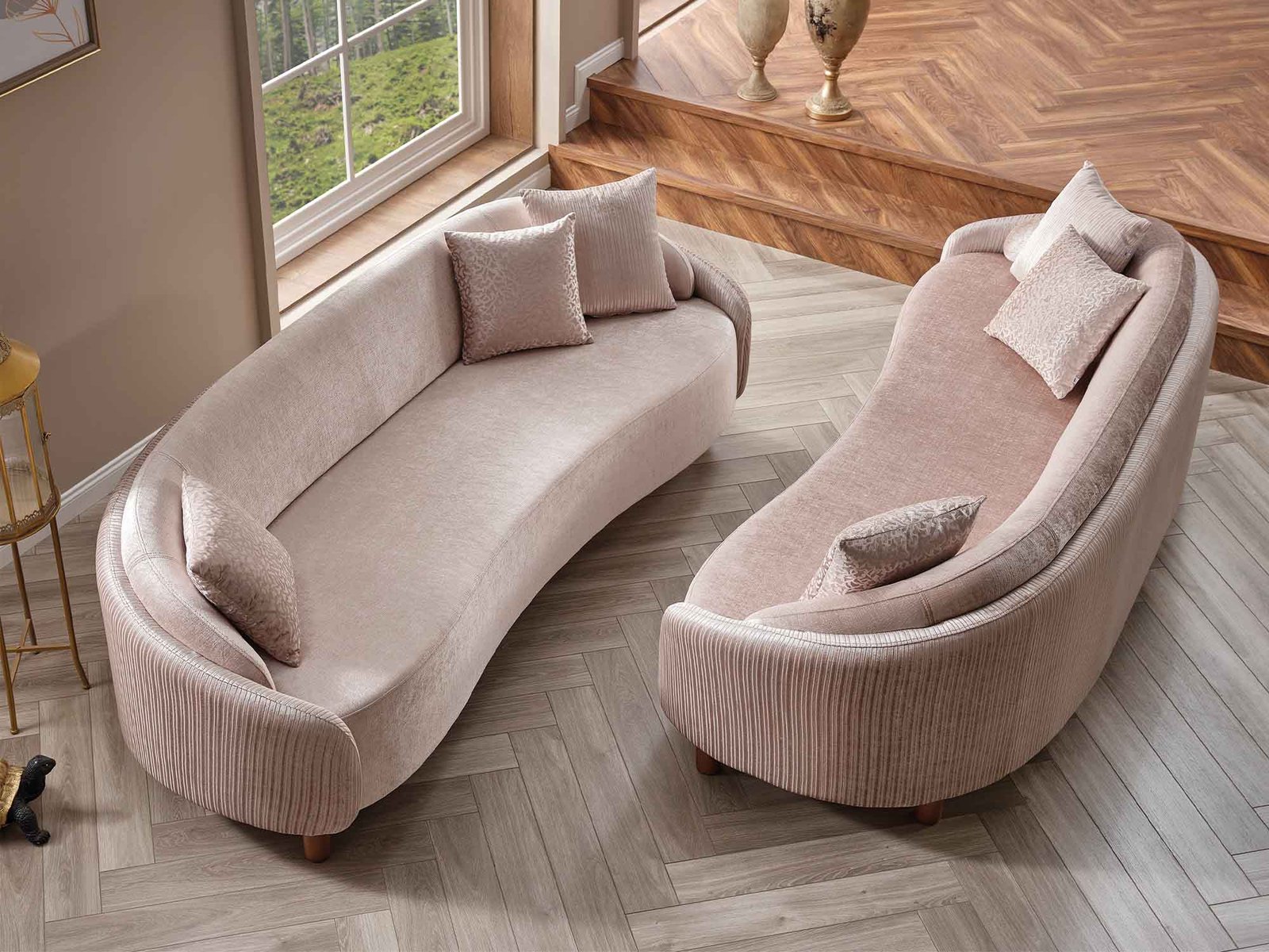 Second image of Alessa Stationary Sofa Cream