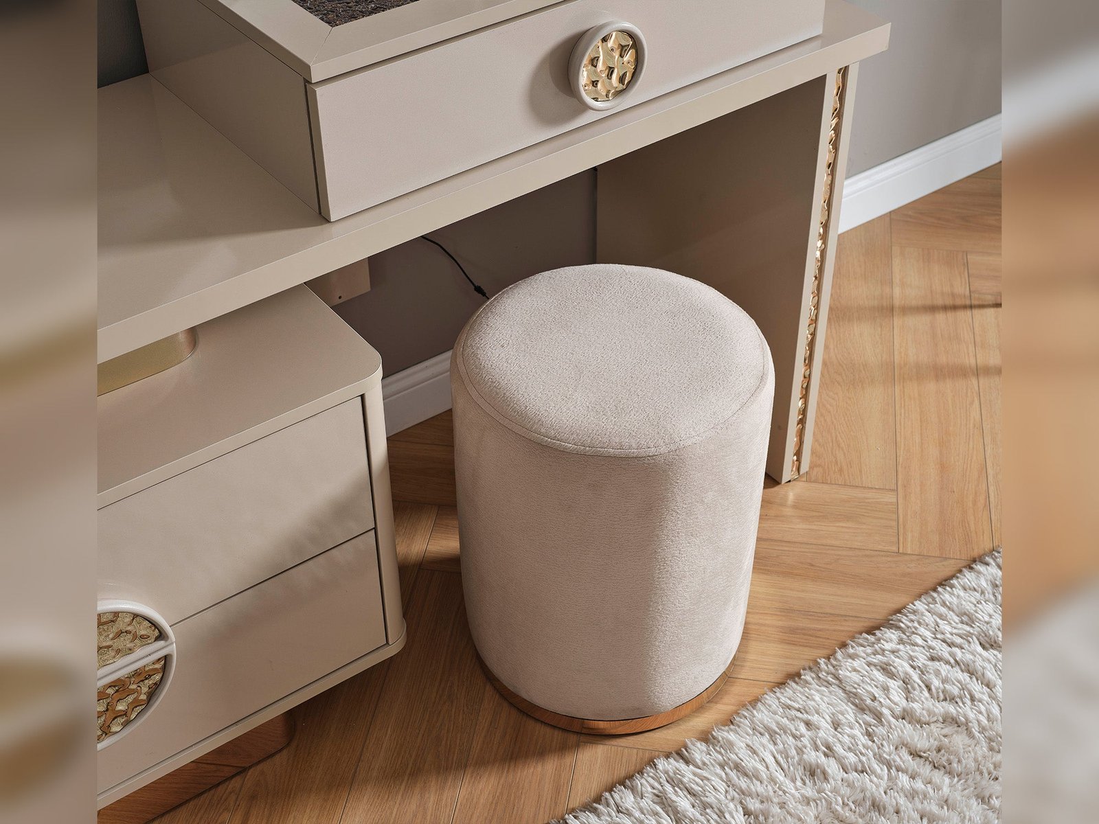 Second image of Armoni Elf Dresser With Mirror & Ottoman