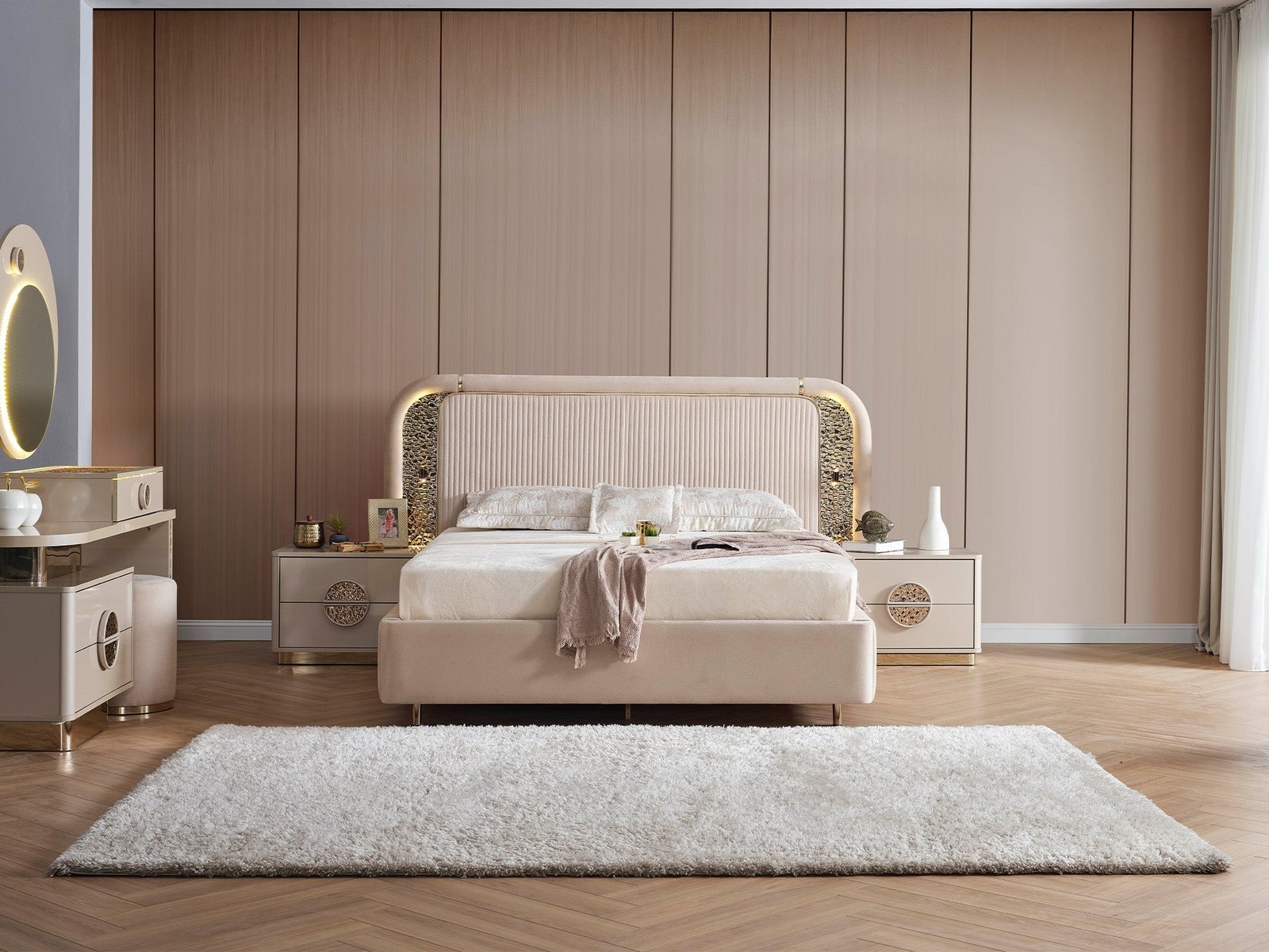 Second image of Armoni Elf Bed Frame With Headboard