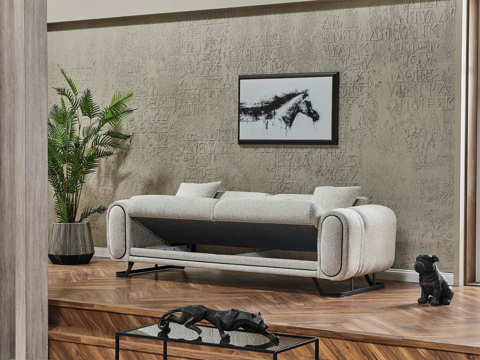 Second image of Aura Convertible Loveseat