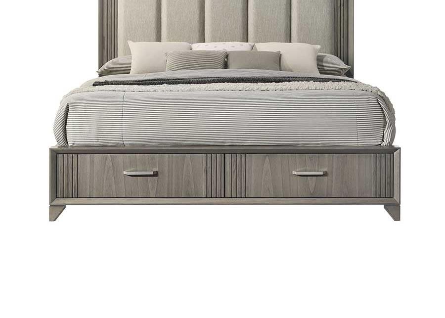 Second image of HUGO KING 5 PC BEDROOM SET GRAY