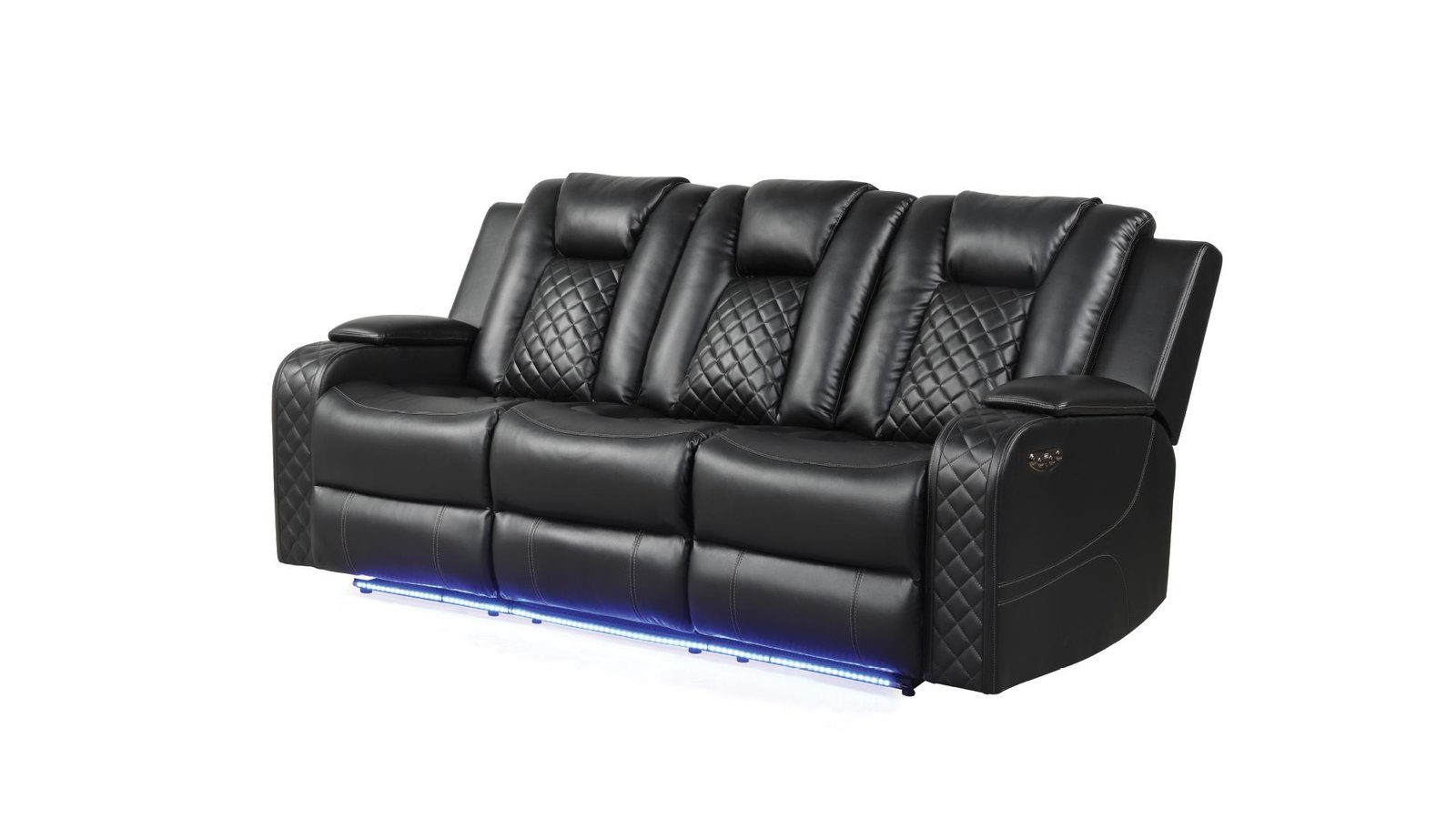 Second image of BENZ 2 PC Living Room Sets IN BLACK