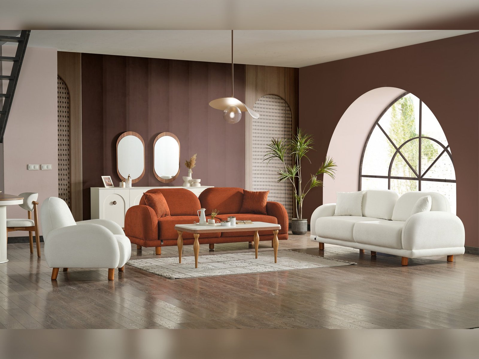 Bahama 4-pieces (2 Sofa & 2 Chair) Livingroom