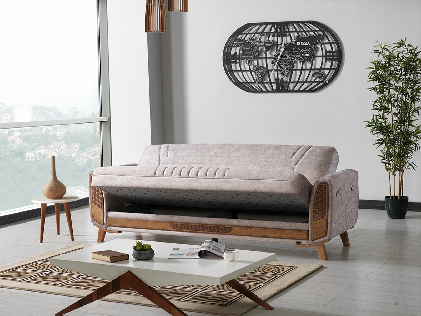 Second image of Barbaros Convertible Loveseat
