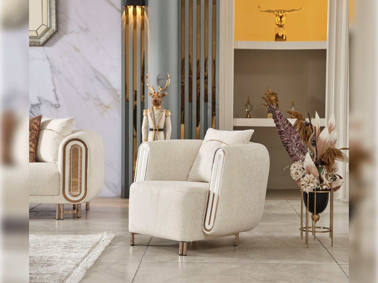 Second image of Bella Chair Cream