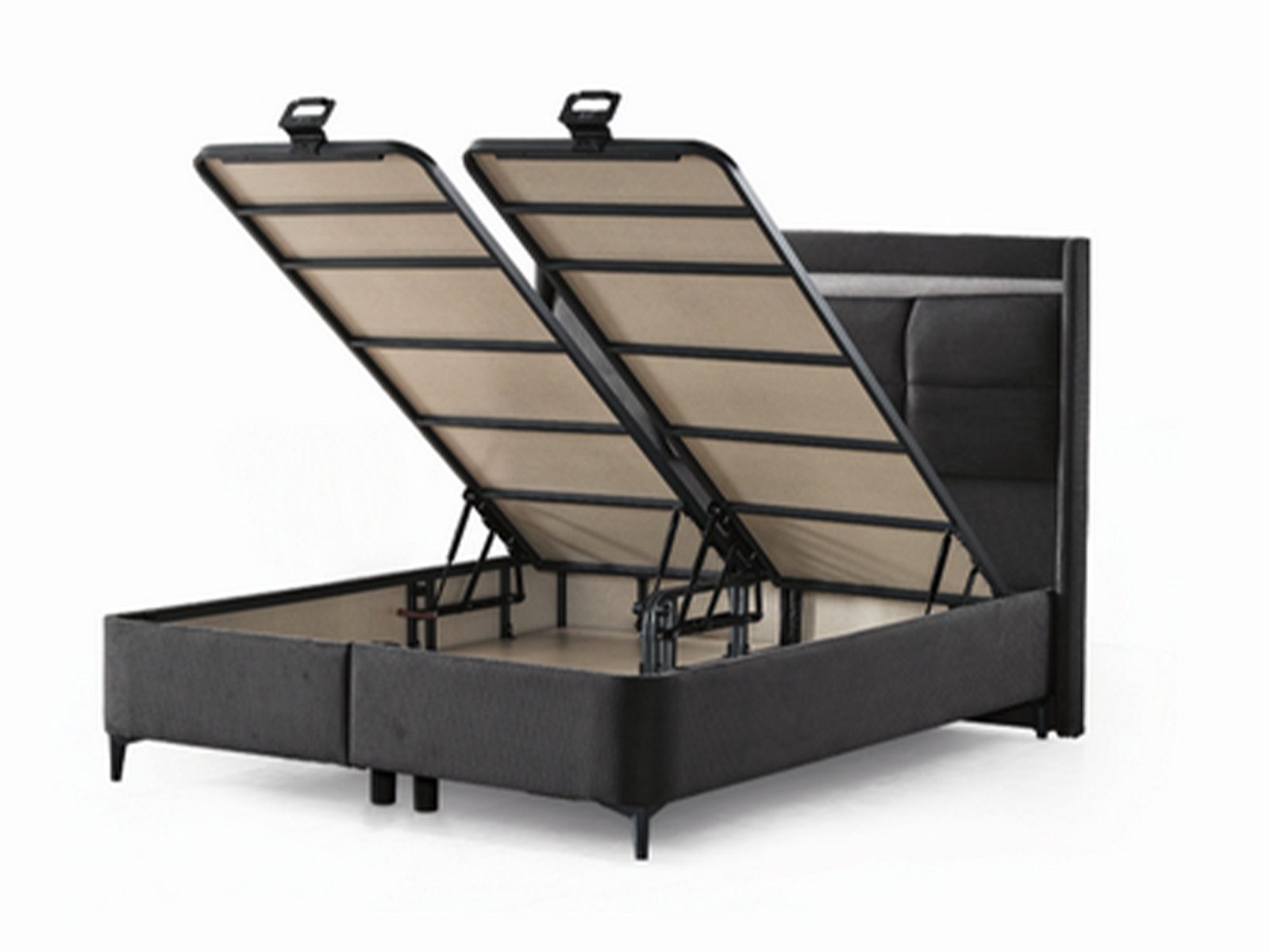 Second image of Bergama Storage Bed With Headboard