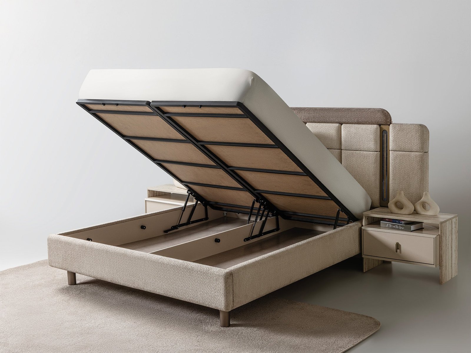 Second image of Bern Bed Frame With Headboard