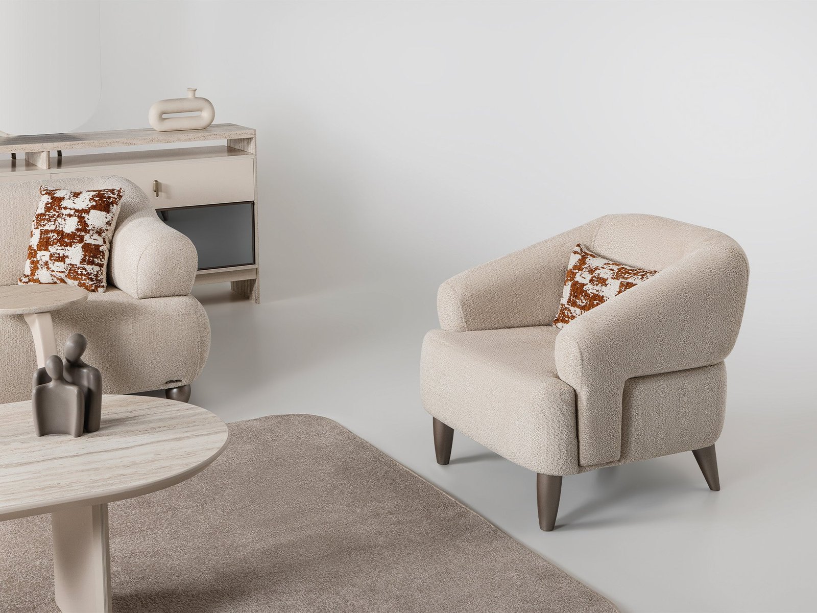 Second image of Bern Chair Cream