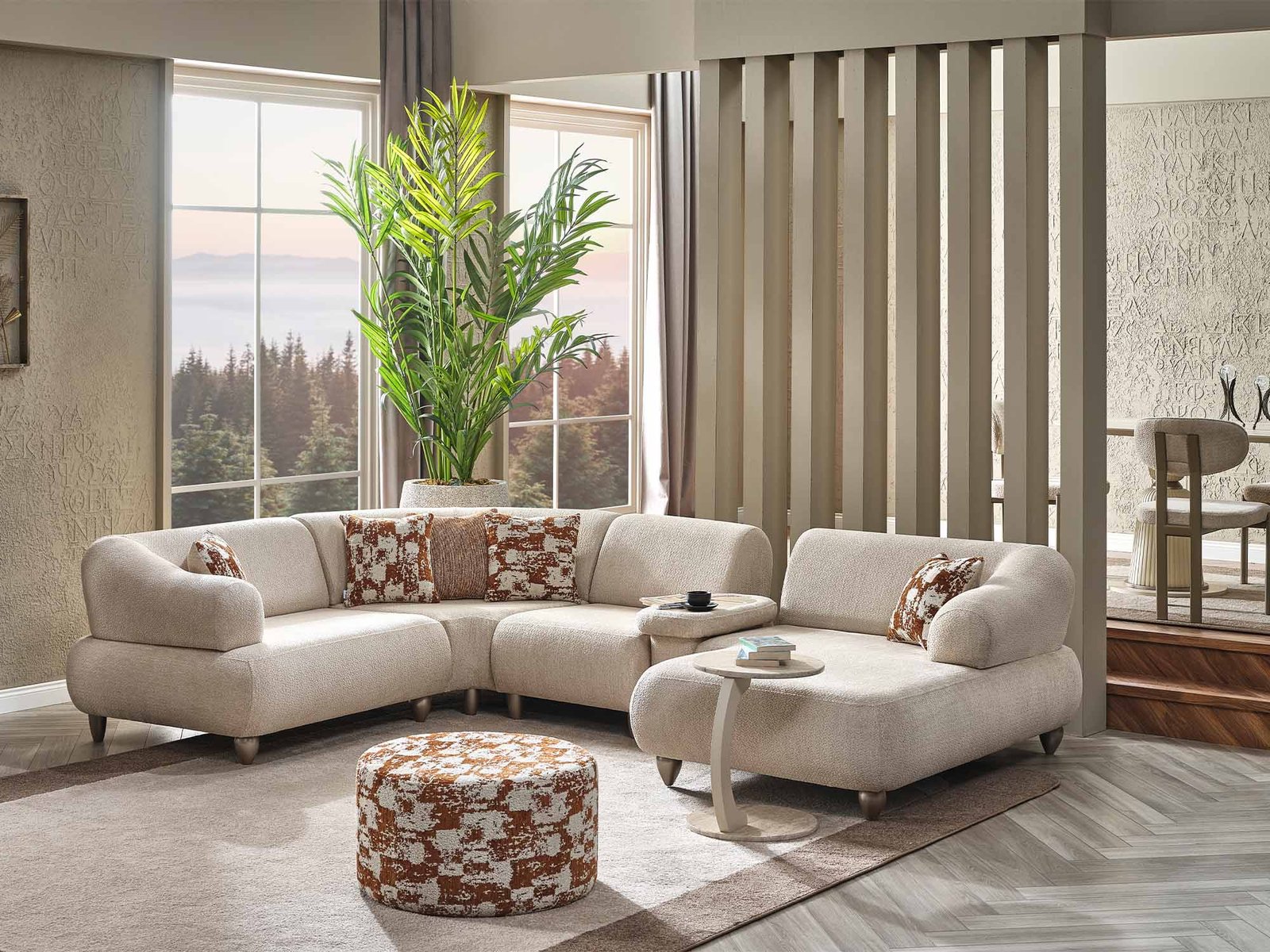 Bern Modular Sectional Sofa Cream