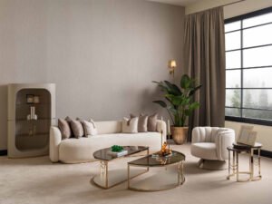 Calista 4-pieces (2 Four Seater Sofa &  2 Chair) Livingroom