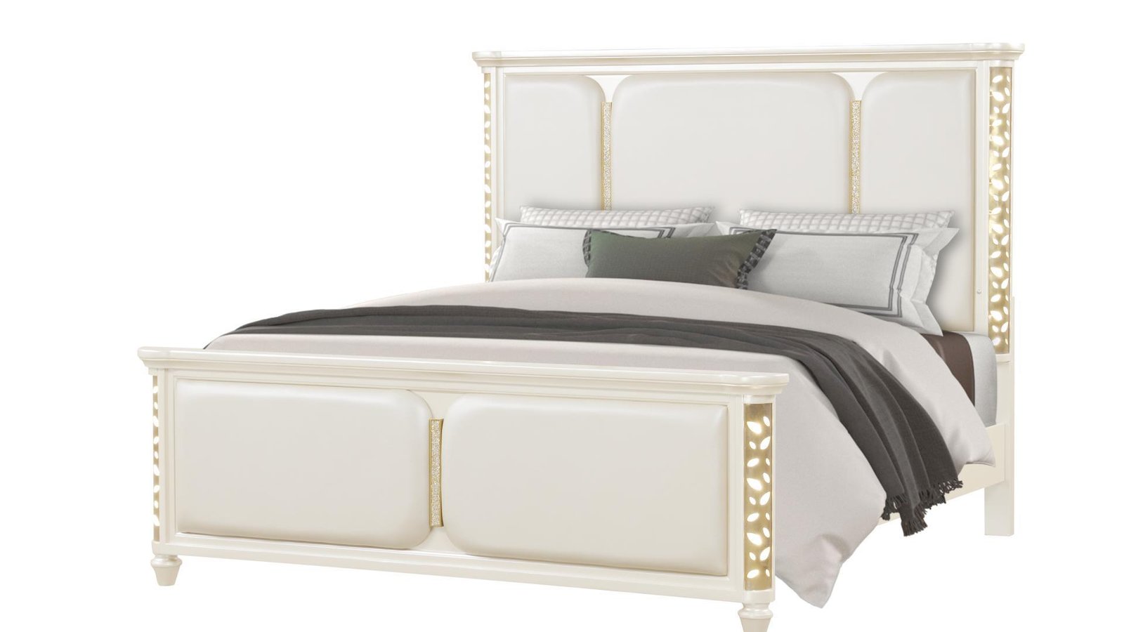 Second image of CINDERELLA KING 5 PC BEDROOM SET