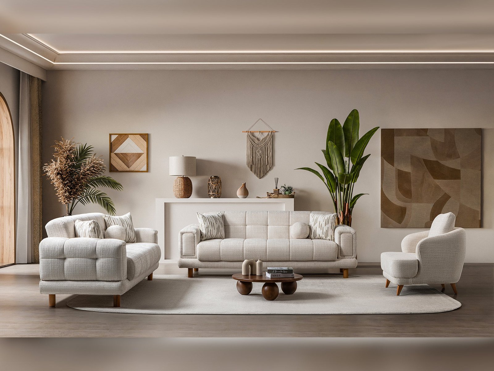 Second image of Canyon  3-pieces (Sofa & Loveseat & Chair) Livingroom Set