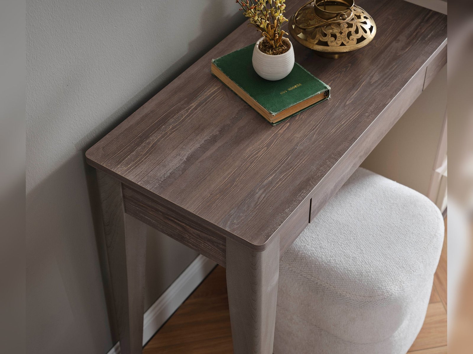 Second image of Carmen Dresser With Mirror & Ottoman